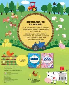 Uimitoarea carte cu 2000 de autocolante. Ferma vesela