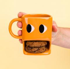 Cana 240 ml - Cookie Mug - Orange
