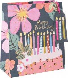 Punga cadou - Birthday Candles - Medium