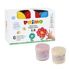 Vopsea pentru pictura cu degetele 6 culori / 50 ml