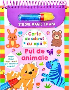 Stiloul magic cu apa - Pui de animale