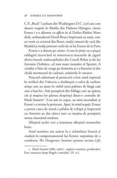 Iubirile lui Hemingway povestite de el insusi