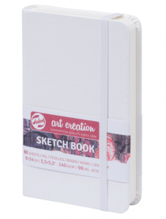 Caiet de schite A6 - Talens Art Creation - 80 Sheets - White
