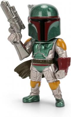 Set 4 figurine - Metalfigs - Star Wars: Boba Feet, Darth Vader, R2-D2, Stormtrooper
