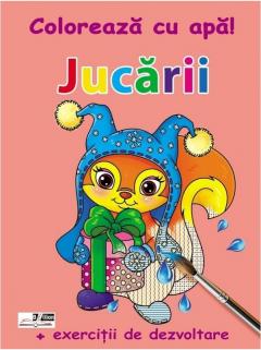 Coloreaza cu apa - Jucarii