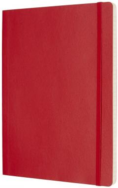 Carnet - Moleskine Classic - X-Large, Soft Cover, Ruled - Scarlet Red
