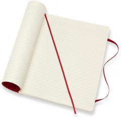 Carnet - Moleskine Classic - X-Large, Soft Cover, Ruled - Scarlet Red