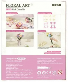 Puzzle 3D 37 piese - Floarea Camelia Roz
