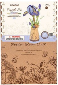 Book Nook - Puzzle 3D 73 piese - Iris Violet