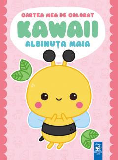 Cartea mea de colorat Kawai. Albinuta Maia
