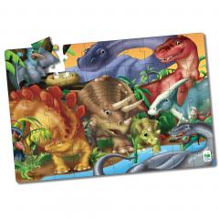 Puzzle 50 piese - Jumbo Floor - Dinosaurs
