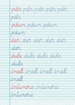 Caiet de scriere. Litere de mana - Tip I - Clasa I