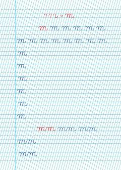Caiet de scriere. Litere de mana - Tip I - Clasa I