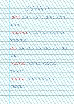 Caiet de scriere. Litere de mana - Tip I - Clasa I