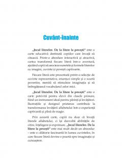Jocul literelor. De la litere Ia povesti