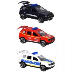 Set 3 masinute - Majorette Dacia Duster, scara 1:64