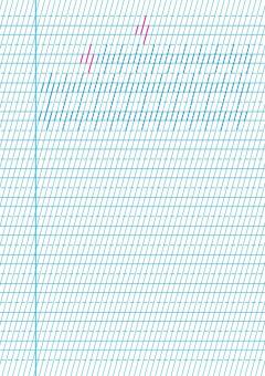Caiet de scriere. Semne grafice - CLR - Tip I - Clasa I