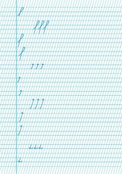 Caiet de scriere. Semne grafice - CLR - Tip I - Clasa I