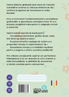 Caiet de scriere. Semne grafice - CLR - Tip I - Clasa I