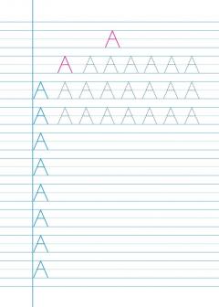 Caiet de scriere. Litere de tipar - Clasa Pregatitoare 