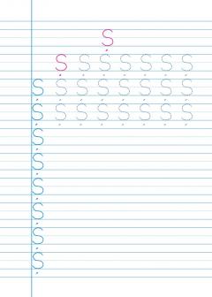 Caiet de scriere. Litere de tipar - Clasa Pregatitoare 