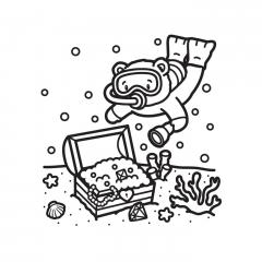 Summer Fun - Mini Coloring Book