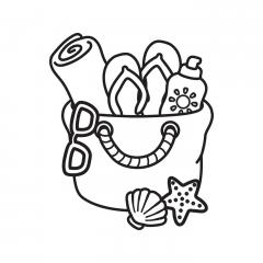 Summer Fun - Mini Coloring Book