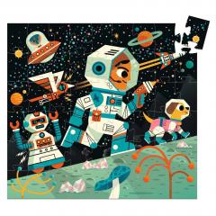 Puzzle 54 piese - Statia spatiala