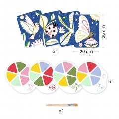 Set creativ de pictura - Fluturi si Buburuze