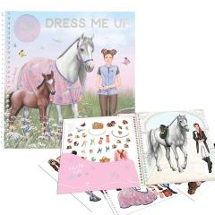 Caiet de schite cu autocolante - Miss Melody Dress Me Up