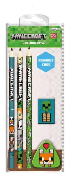 Set papetarie - Minecraft (Chibi fox) 