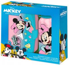 Set Lunch box + Sticla pentru apa aluminiu Minnie