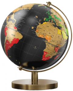 Glob pamantesc razuibil - Scratch Globe, 14 cm