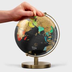 Glob pamantesc razuibil - Scratch Globe, 14 cm