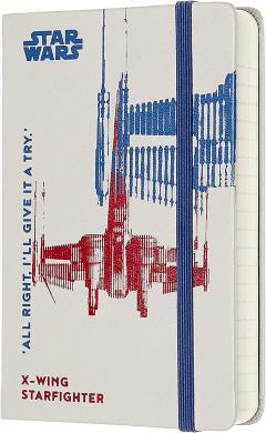 Agenda 2020 - Moleskine Limited Edition Star Wars 12-Month Daily Notebook Planner - X-Wing, Pocket, Hard cover