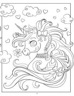 Unicornul meu - carte de colorat