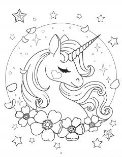 Unicornul meu - carte de colorat
