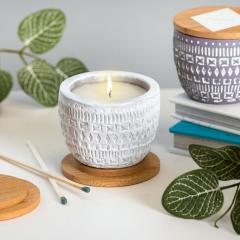 Lumanare parfumata - Sonora - Cotton and Teak, 85 g