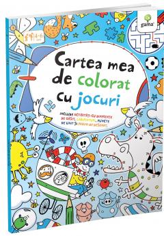 Cartea mea de colorat cu jocuri