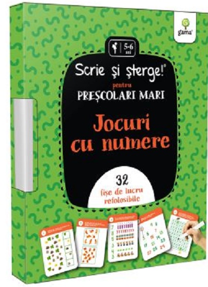 Jocuri cu numere. Prescolari mari