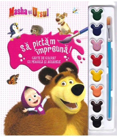 Masha si Ursul. Sa pictam impreuna!