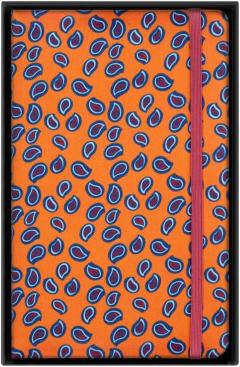 Agenda nedatata - 12-Month, Weekly - Silk Planner with Gift Box - Large, Hard Cover - Orange