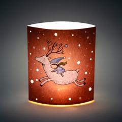 Lampa din hartie Dreamlights - White Deer
