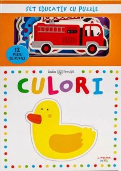 Culori. Set educativ cu puzzle
