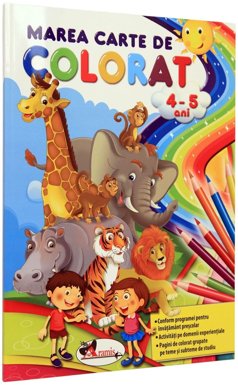 Marea carte de colorat 4-5 ani