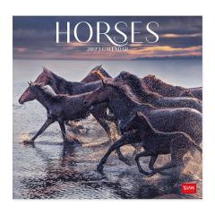 Calendar de perete 2023 - Horses, 30x29 cm