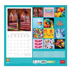 Calendar de perete 2023 - Live Colorfully, 30x29 cm
