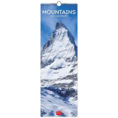 Calendar de perete 2023 - Mountains, 16x49 cm