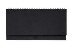 Agenda 2023 - 12-Month Desk Planner - Black