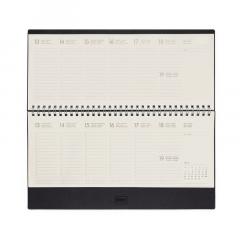 Agenda 2023 - 12-Month Desk Planner - Black